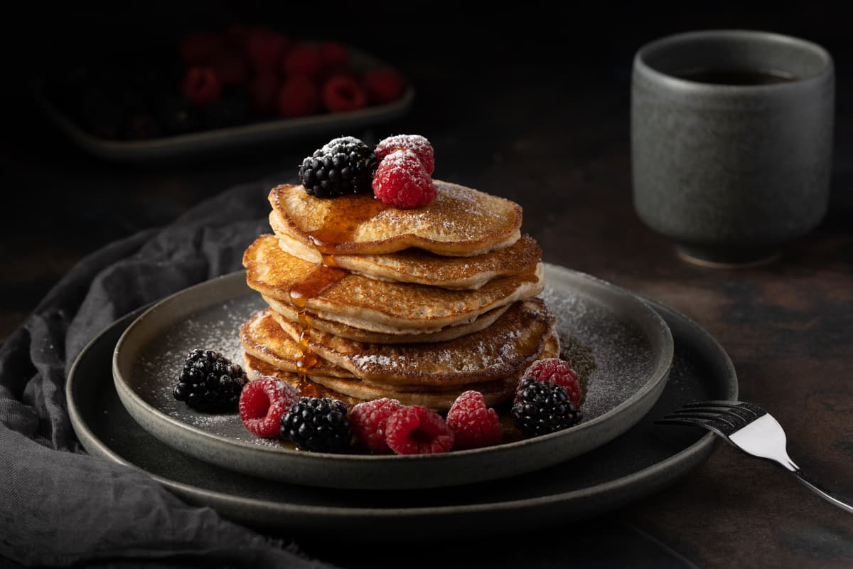 Panquecas de Frutos Vermelhos